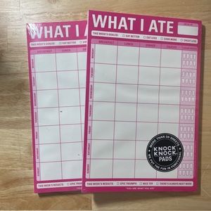 Knock Knock Pads: “What I Ate” NWT